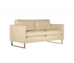 Design Within Reach Goodland Two-Seater диван в коже, ножки из бронзы - 2