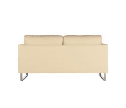 Design Within Reach Goodland Two-Seater диван в коже, стальные ножки - 4