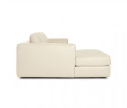 Design Within Reach Reid Sectional Chaise Left в коже - 3