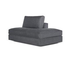 Design Within Reach Reid Side Chaise Right с обивкой из ткани - 2