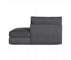 Design Within Reach Reid Side Chaise Right с обивкой из ткани - 4