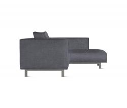 Design Within Reach Bilsby Sectional with Chaise с обивкой из ткани, Right - 3