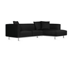 Design Within Reach Bilsby Sectional with Chaise в коже, Right - 2