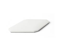 Petracer's Ceramics Capitonne white rounded - 1