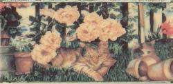 Petracer's Ceramics Grand Elegance country life cats su crema B - 1