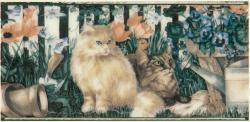 Petracer's Ceramics Grand Elegance country life cats su panna A - 1