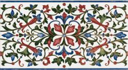 Petracer's Ceramics Grand Elegance fleures bouquet su panna - 1