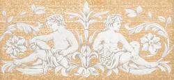 Petracer's Ceramics Grand Elegance gemelli con cornucopia su panna A - 1