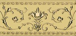 Petracer's Ceramics Grand Elegance narciso A oro su crema - 1