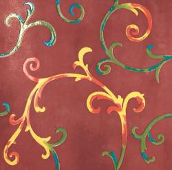 Petracer's Ceramics Rinascimento Decorata rubino smalto colorato - 1
