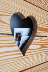 keilbach Glasnost.Wood.Heart Mailbox - 3