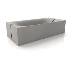 Изображение продукта dade-design.com wave_cubed bathtub mit Trennfuge
