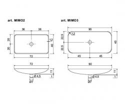 antoniolupi Mimo 2/3 - 2