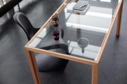 Alvari Desk glass larch - 2