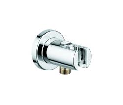 GROHE Relaxa Shower outlet elbow, 1/2" with wall holder - 1