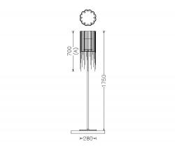 Willowlamp Scalloped Willow 280 Standing Lamp - 3