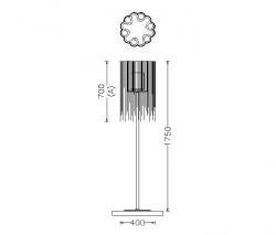 Willowlamp Scalloped Willow 400 Standing Lamp - 3