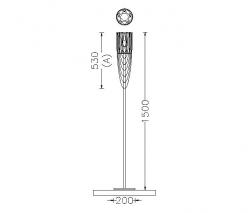 Willowlamp Circular Pod 150 Standing Lamp - 3