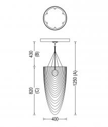 Willowlamp Circular Pod 400 подвесной светильник - 4