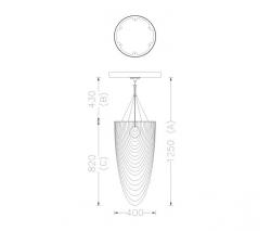 Willowlamp Circular Pod 400 подвесной светильник - 3