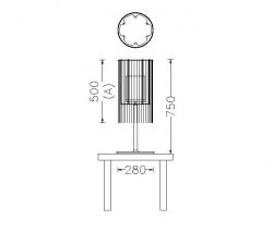 Willowlamp Circular Cropped 280 настольный светильник - 2