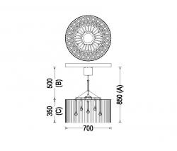 Willowlamp Ngoma Drum - 700 - suspended - 8