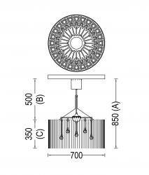 Willowlamp Ngoma Drum - 700 - suspended - 9