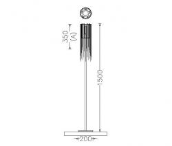 Willowlamp Circular Willow 150 Standing Lamp - 3