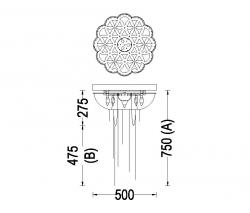 Willowlamp Flower of Life - 500 - ceiling mounted - 6