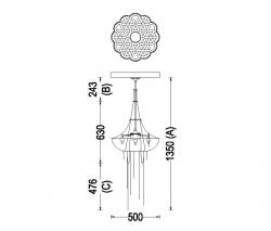 Willowlamp Flower of Life - 500 - suspended - 8