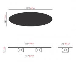 Vitra Elliptical стол ETR - 5