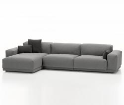 Vitra Place диван 3-seater chaise longue configuration - 5