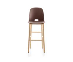 emeco Alfi барный высокий стул back - 1