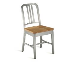 emeco Navy кресло with natural wood seat - 1