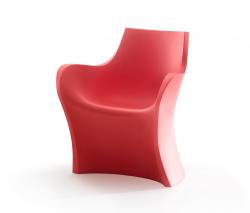 Изображение продукта B-LINE WOOPY пластиковое кресло лиловое h=852