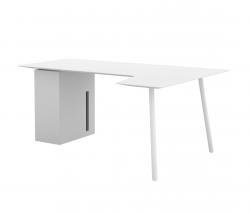 viccarbe Maarten return table 180x80cm with storage unit - 1