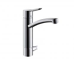 Hansgrohe Focus S Single Lever Kitchen Mixer DN15 with device shut-off valve - 1