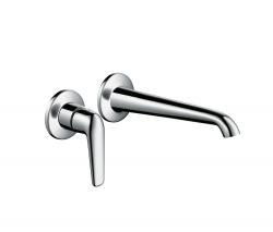 Hansgrohe Axor Bouroullec single lever basin mixer for concealed installation and wall mounting with spout 200 mm DN15 - 1
