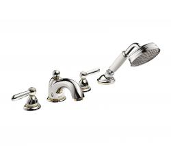 Hansgrohe Axor Carlton 4-hole rim-mounted bath mixer with lever handles DN15 - 1