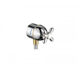 Hansgrohe Axor Carlton Fixfit Stop shut-off valve with cross handle DN15 - 1