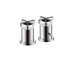 Изображение продукта Hansgrohe Axor Citterio 2-Hole Thermostatic Rim-Mounted Bath Mixer with cross handles DN15