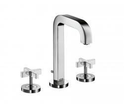 Изображение продукта Hansgrohe Axor Citterio 3-Hole Basin Mixer with cross handles and spout 140mm DN15