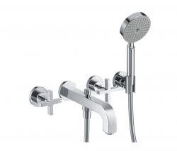 Hansgrohe Axor Citterio 3-Hole Bath Mixer with cross handles DN15 - 1