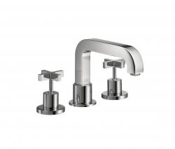 Изображение продукта Hansgrohe Axor Citterio 3-Hole Rim-Mounted Bath Mixer with cross handles DN15