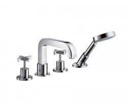 Изображение продукта Hansgrohe Axor Citterio 4-Hole Rim-Mounted Bath Mixer with cross handles DN15