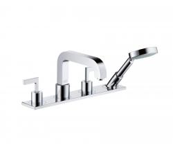 Изображение продукта Hansgrohe Axor Citterio 4-Hole Rim-Mounted Bath Mixer with lever handles and plate DN15