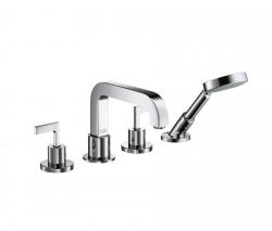 Hansgrohe Axor Citterio 4-Hole Rim-Mounted Bath Mixer with lever handles DN15 - 1