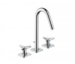 Изображение продукта Hansgrohe Axor Citterio M 3-Hole Basin Mixer with star handles and escutcheons, DN15