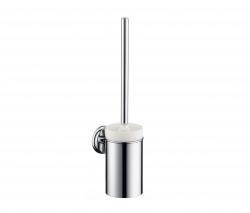 Hansgrohe Logis Classic Toilet Brush with ceramic holder - 1