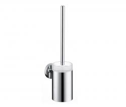 Hansgrohe Logis Toilet Brush with Glass holder - 1